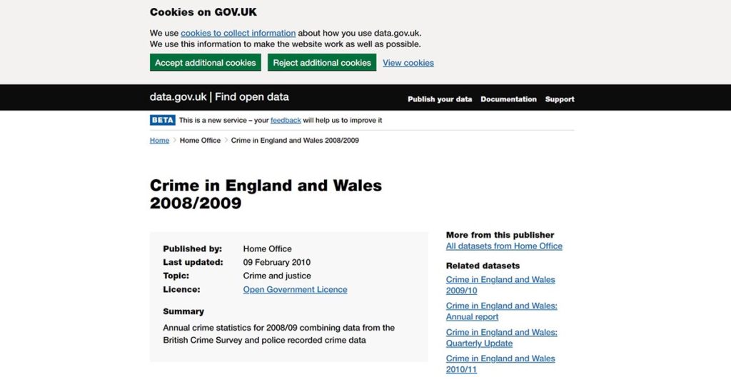 Crime in England and Wales
