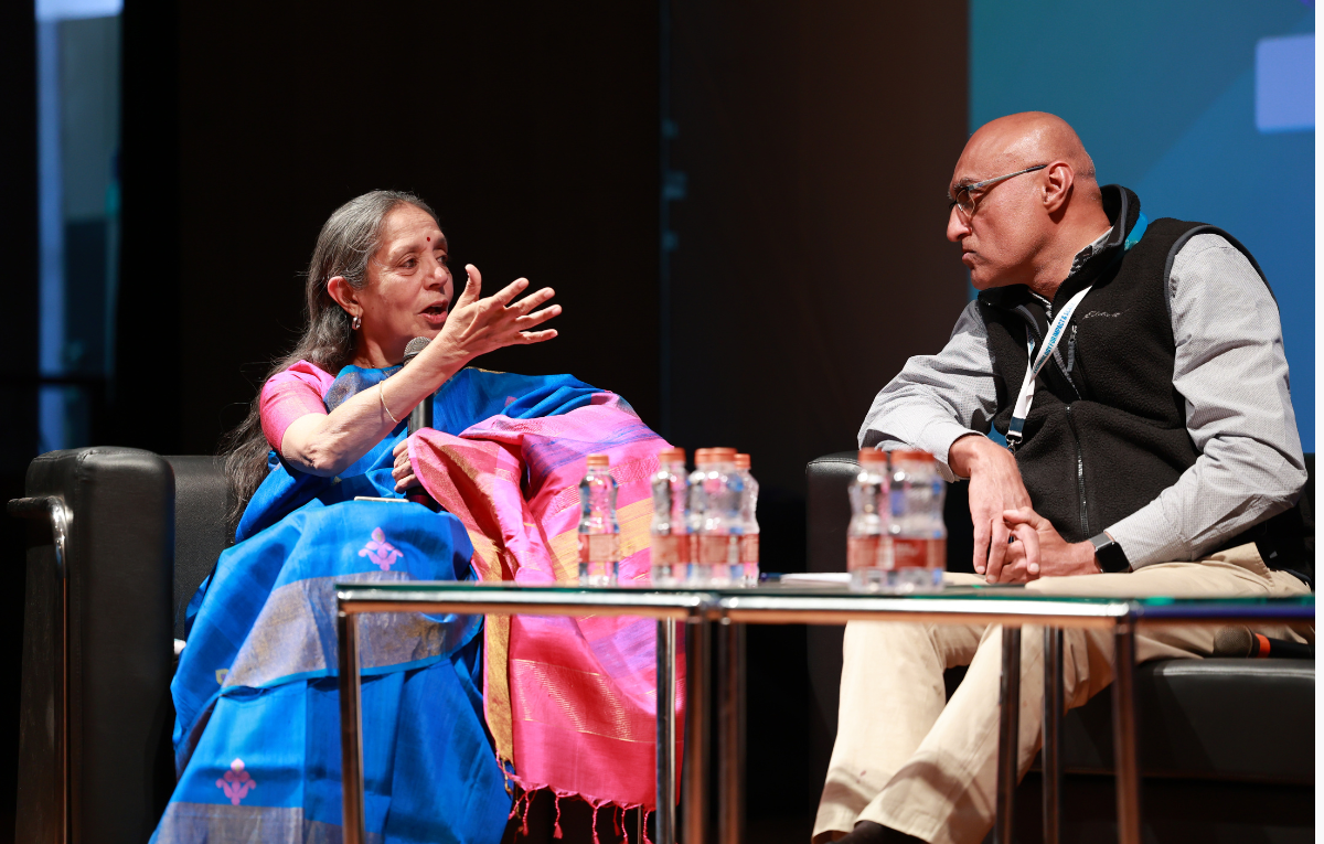 iMerit CEO, Radha Basu and Aadhaar Founder, Srikanth Nadhamuni discuss on Technology for Impact
